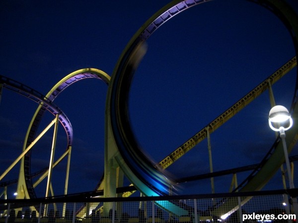 Coaster at Night